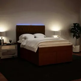 vidaXL Boxspringbett 140 x 200 cm Rosa