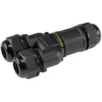 ChiliTec Kabelverbinder 23809, IP68 wasserdicht, für Kabel-Ø, 3-Wege Verteiler, 3-polig