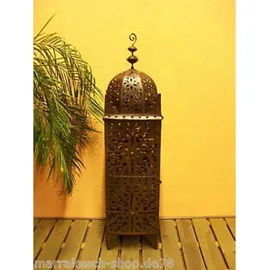 Marrakesch Orient & Mediterran Interior Orient Laterne Frane 105 cm schwarz