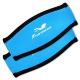 Flow Scuba Gear Tauchmaske Slap Straps - Neoprenhülle für Tauch- und Schnorchelmasken..., blau 2er Pack, Standard - Einheitsgröße