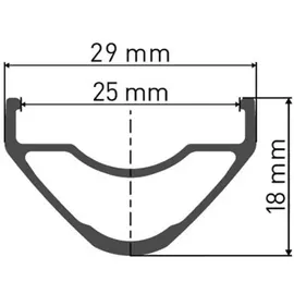 DT Swiss XR 1700 Spline 29 Boost 25 mm