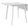 Okwish Klapptisch 110 x 75 x 86 cm weiß