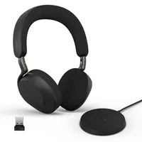 JABRA Evolve3 75 UC Schwarz USB A mit Ladepad