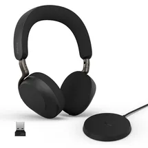 JABRA Evolve3 75 UC Schwarz USB A mit Ladepad