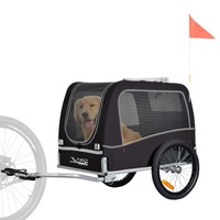 Tiggo VS Classical Hundeanhänger Fahrradanhänger für Hunde bis 30 kg Hundefahrradanhänger