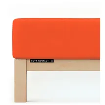 schlafgut Soft Contact 120 x 200 - 130 x 200 cm red mid
