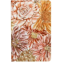 Rhodia Kollektion Orange Botanik, Notizheft 11x17 cm, 32 Blatt liniert, elfenbein 90g - Blumenstrauß 120029C