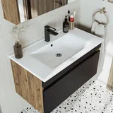 roomartstore.de ATRIA 4-tlg. Anthrazit Eiche