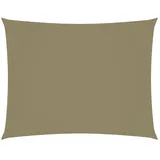 vidaXL Sonnensegel Oxford-Gewebe Rechteckig 3x4,5 m Beige