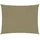 vidaXL Sonnensegel Oxford-Gewebe Rechteckig 3x4,5 m Beige
