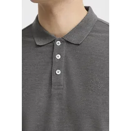 !Solid Poloshirt SOLID "Poloshirt SDHattim", Herren, Gr. L, schwarz (schwarz, mid grau melange), Obermaterial: 100% Baumwolle CO., Shirts