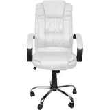 Awelco Bürostuhl, Kunstleder Weiß Malatec 23240