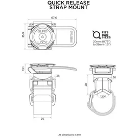 QUAD LOCK Halterung schwarz