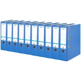 Elba Ordner A4, Smart Pro, 8 cm breit, Kunststoff blau, 10 Stück