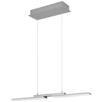 Hell More 1-flammig 87 cm nickel matt