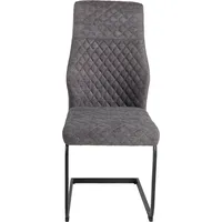 Duo Collection Freischwinger Kaila grauer Webstoff