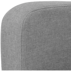 vidaXL 2-Sitzersofa 135 x 65 x76 cm Hellgrau