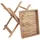 Garden Pleasure Gartentisch BACAN braun rechteckig 39,0 x 29,0 x 50,0 cm
