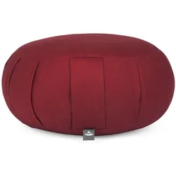 Meditationskissen ZAFU ECO Bordeaux, Dinkelfüllung, ohne Inlett rot No Size