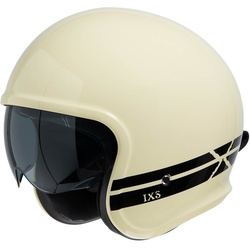 IXS 880 2.1 Jet helm, zwart-beige, L Voorman