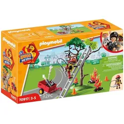 Playmobil Feuerwehr Action. Rette die Katze!