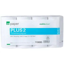 Mobiloclean Toilettenpapier 2-lagig 64 Rollen