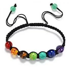 Saraswati Armband Baumwolle, Chakra Edelsteine,