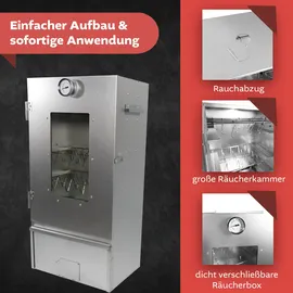 Lemodo Räucherofen mit Räucherschnecke