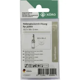 Köro Spülkastenscheibe 20,5 x mm 58 mm x 3 mm für JOMO