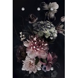 Queence Garderobenleiste »Blumen«, 77778433-0 rosa B/H/T: 80 cm x 120 cm x 5 cm,