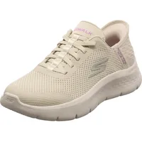 SKECHERS Go Walk Flex Off White Textile / Trim 42
