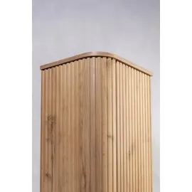 Rodan Hochschrank 139 x 35,5 x 31,5 cm Braun/Gold Holz