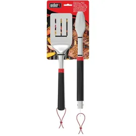 Weber Grillbesteck 2-teilig Edelstahl/Schwarz
