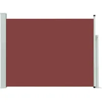 vidaXL Seitenmarkise 140 x 500 cm Braun Polyester