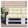 vidaXL Palettenkissen 80 x 40 x 12 cm creme 1 St.