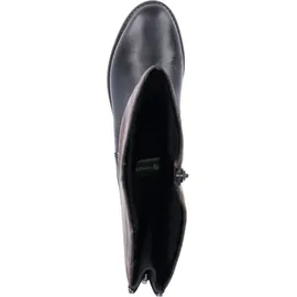 REMONTE Hochschaftstiefel - Nachtschwarz / Braun Glattleder Größe: 40 Normal - Schwarz