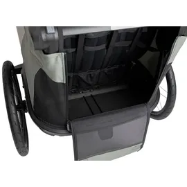 Hamax Kinderanhänger Cocoon grün/schwarz 2023