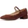 GEOX Damen D FLORETIA Mary Jane Flat, Red, 35 EU
