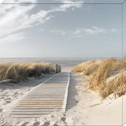 Keilrahmenbild WEG ZUM MEER - BH 97x97 cm