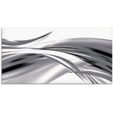 Artland Glasbild »Schöne Welle - Abstrakt«, Gegenstandslos, (1 St.), grau