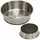 Kerbl Pet Edelstahlnapf, Futternapf, Fressnapf, rund, Silber/schwarz, Ø22x6,8cm, 1600ml, Edelstahl, rutschfest