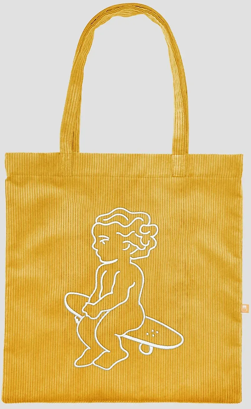 Ementa SB Baby Cord Tote Umhängetasche yellow Gr. Uni