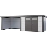 Telluria Metallgerätehaus Classico 3330 mit Lounge Anbau (ca. 344