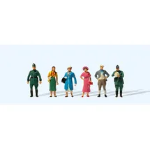 Preiser 12483 - Passanten und Polizei 1:87