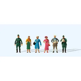 Preiser 12483 - Passanten und Polizei 1:87
