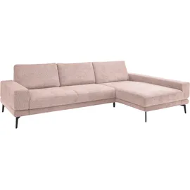 Set One by Musterring Ecksofa SO 3600 293 x 87 x 180 cm Rosa Polyester