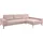 Set One by Musterring Ecksofa SO 3600 293 x 87 x 180 cm Rosa Polyester