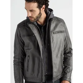 JCC Bikerjacke grau XL