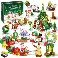 Luxuskollektion Adventskalender 2024 Kinder Weihnachts Bausteine Spielzeug Countdown