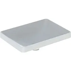 Geberit VariForm Einbauwaschtisch 500739012 55x40cm, ohne Hahnloch, Überlauf, rechteckig, weiß